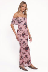 Indya Maxi Dress - Pink Floral