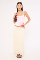 Luck & Trouble Loula Bloom Cami Top Pink