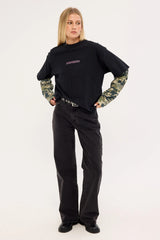 Neovision Dualform Layered Long Sleeve Tee Black/Camo