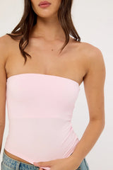 L&t Strapless Tube Top Pink