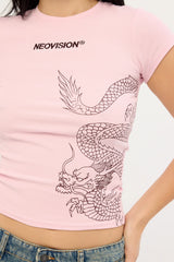 Neovision Ryuko Baby Tee Pink
