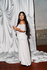 Perfect Stranger Daisy Maxi Skirt Off White