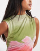 Vero Moda Petite sleeveless ruched detail maxi dress in large scale floral print