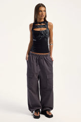 Neovision Banish Cut Out Tank Top Black
