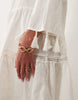 Accessorize flute sleeve kaftan dress in ivory