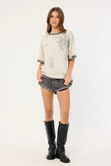 Neovision Banish Heavyweight Relaxed Tee Ice Grey