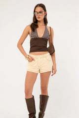 Motel Jirlen Short Cord Ivory