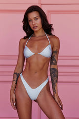 Retro Reef Swim Top Silver