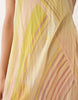 crinkle semi sheer floral mesh maxi dress