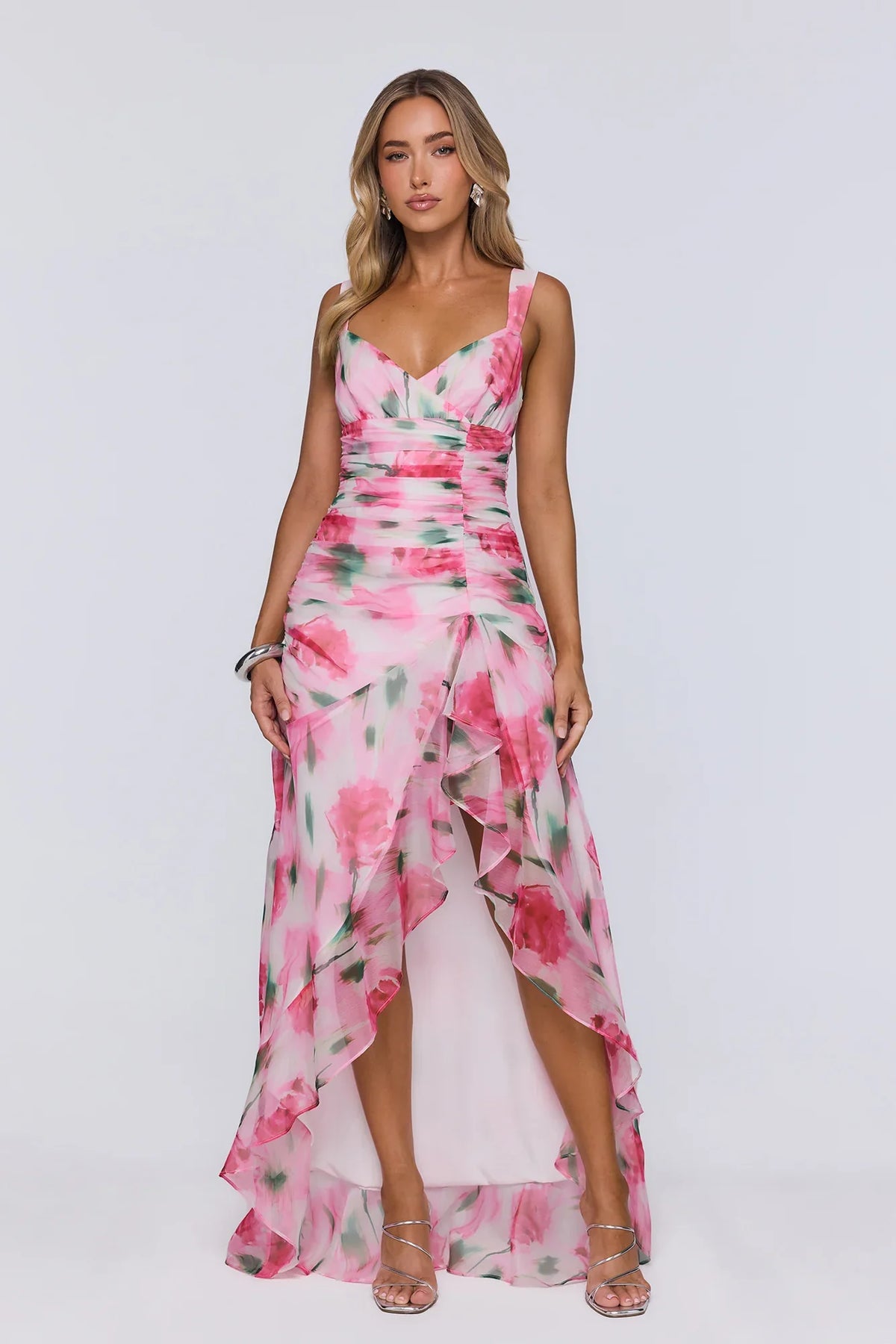 Glow Like A Star Maxi Dress Pink