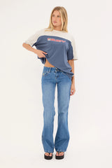 Rusty Archived Ops Oversize Short Sleeve Tee China Blue