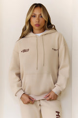 BASE Fleece Slip On Hoodie Beige