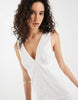 Motel Raspati broderie mini dress in white