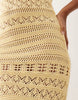 Miss Selfridge crochet maxi dress in buttermilk