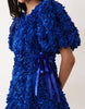 Dream Sister Jane embellished Indigo puff sleeve mini dress in navy floral