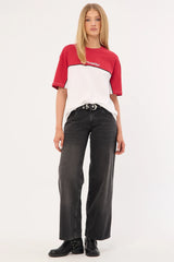 Rusty Polar Popped Oversize Tee White/Washed Red