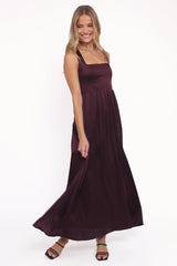Elania Maxi Dress - Plum
