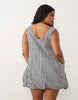 Curve bubble hem mini dress in gingham