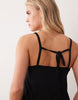 JDY Petite back tie midaxi dress in black