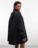 Nike pleated mini dress in black
