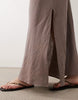 Esmee Curve strappy beach maxi dress in brown