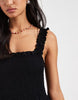 ONLY smock midaxi dress in black