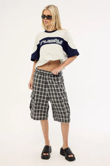 Rusty Kinetic Oversize Tee Ecru Marle