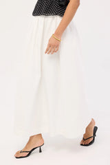 Perfect Stranger Isley Maxi Skirt White