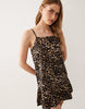 Esmée mini beach dress in leopard