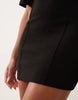 Missy Empire modal bell sleeve fitted T-shirt dress in black