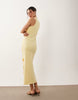 shell print maxi dress