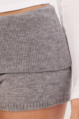 Luck & Trouble Lumia Knit Short Grey Marle