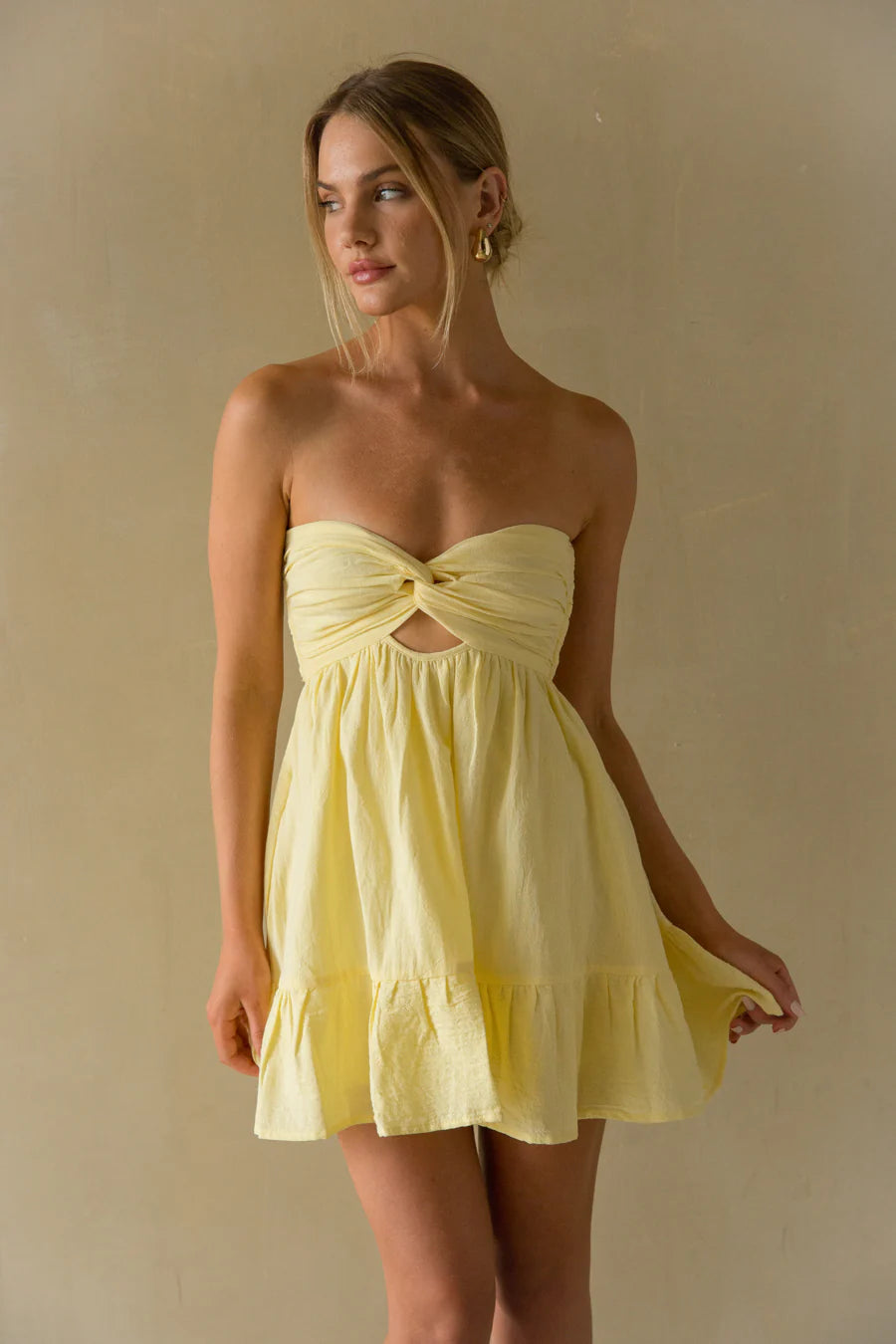 Savannah Twist Front Romper