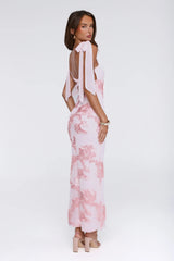 Dear Me From Me Mesh Maxi Dress Pink