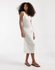 ONLY crochet midi dress in white