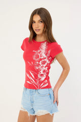 Thrills Boundless Club Tee Flame Red