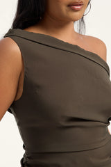 Lioness Sweetheart Maxi Dress Cocoa