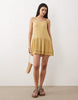 Iisla & Bird mini swing dress in beige