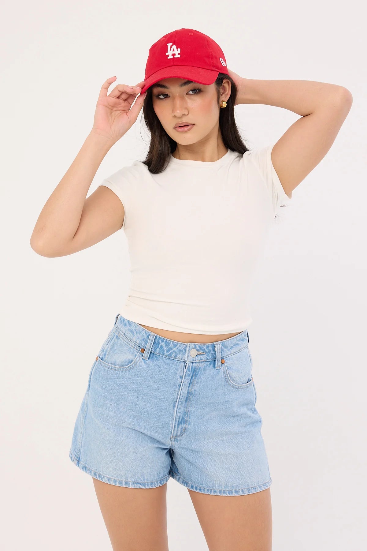 Wrangler Hi Bells Short Groove Blue