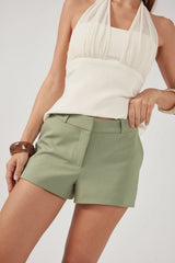 Perfect Stranger Brooks Low Rise Short Green