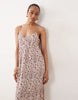 JDY Tall cami maxi dress in red paisley print