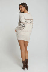 Twilight Icicle Knit Set Oatmeal