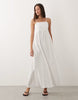 Esmée maxi beach dress in white