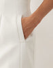 Bardot Amanda structured strapless mini dress with pockets in orchid white