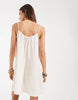Vero Moda frill trim cami mini dress in cream