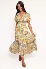 Sorrento Maxi Dress - Tropical Sun