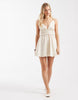 Aray mini beach dress in oat