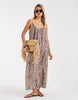 House of Sunny floaty mesh trapeze dress in zebra print