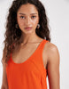 & Other Stories crepe maxi dress with seam detail in black