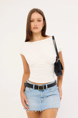 Lee Low Relaxed Mini Skirt Side Street Fade